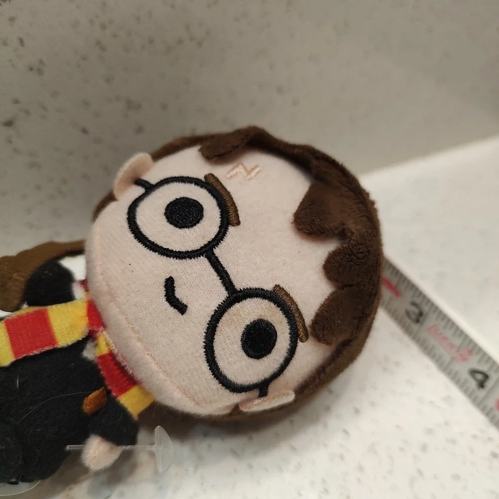 Harry Potter Plush Clip On You Me 4 Inch Wand Glasses Scar Lightning Bolt